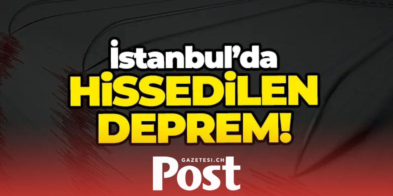 Marmara'da 5.0'lık deprem! İstanbul ve Tekirdağ'da hissedildi