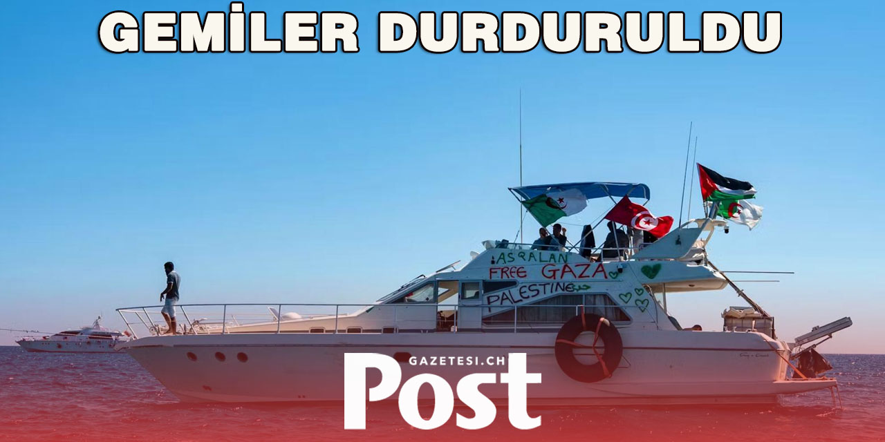 Gazze filosundaki gemiler engellendi: Abluka aşılamadı