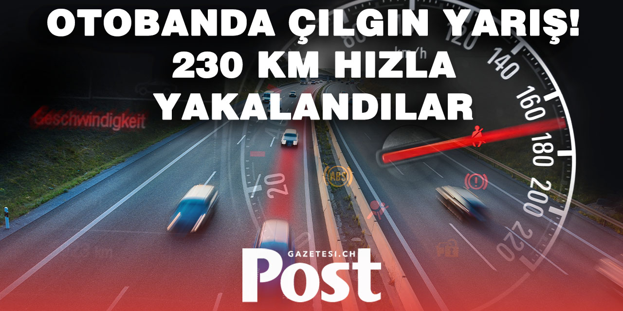 Lüks araçlarla hız yarışı: İsviçreliler İtalya’da polise yakalandı!