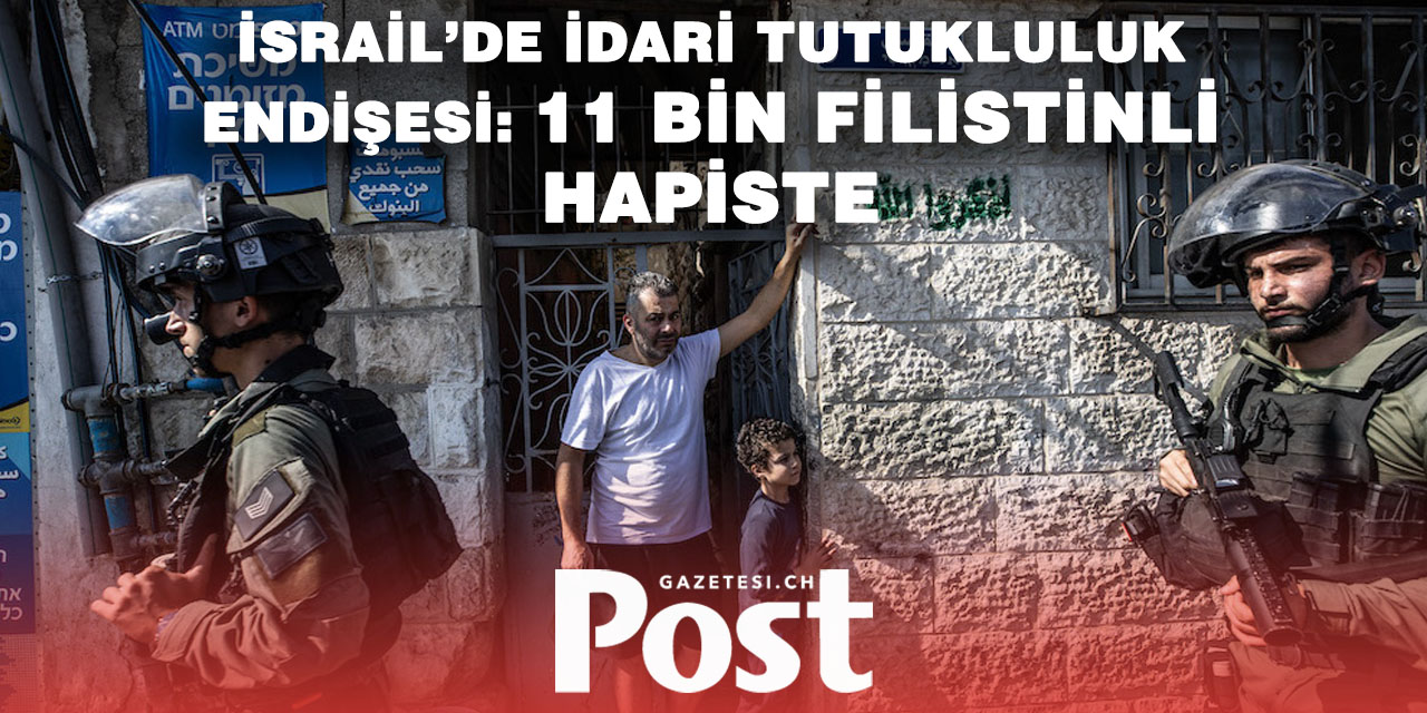 İsrail hapishanelerinde 11 binden fazla Filistinli tutuklu
