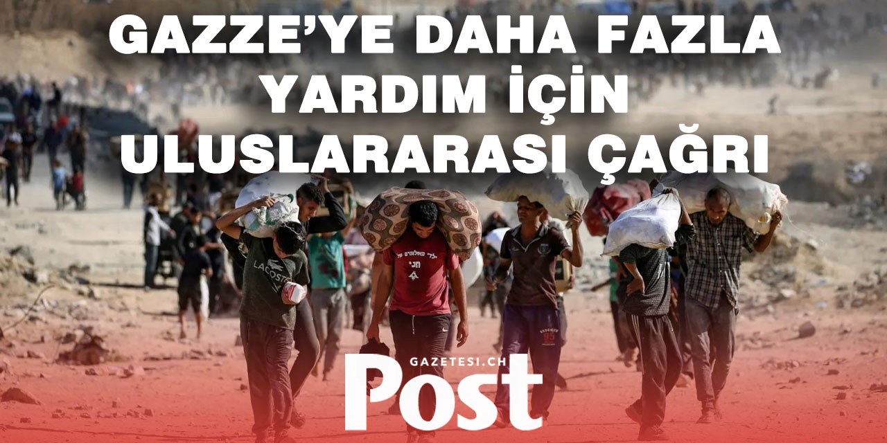 BM ve Kızılhaç’tan Gazze’ye insani yardım çağrısı