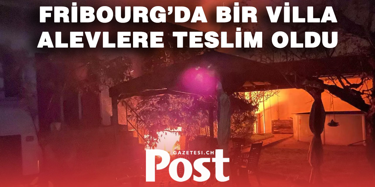 Villada yangın paniği! Köpekler sayesinde kurtuldular