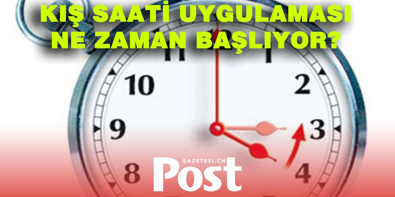 Ekim sonunda saatler bir saat geri alınacak