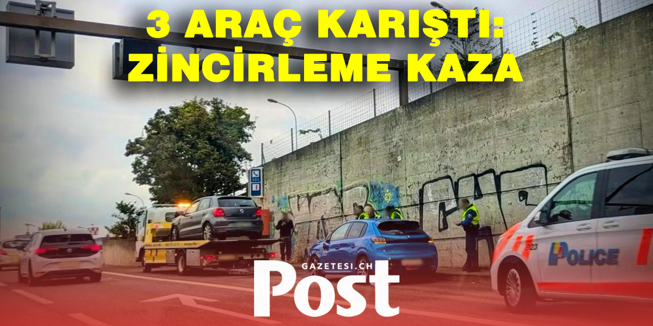 Cenevre’de zincirleme kaza: Sabah trafiği kilitlendi