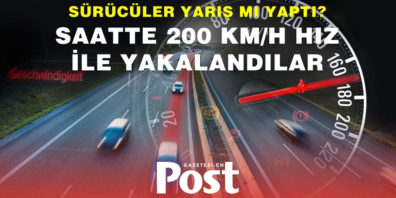 İsviçre’de 200 km/h hızla yarış