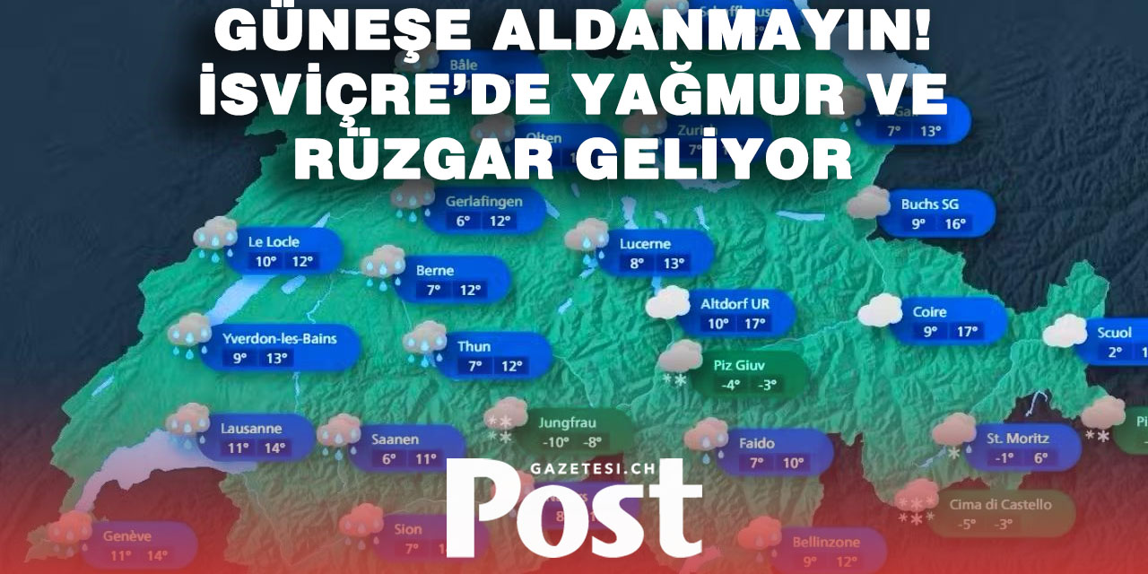 İsviçre’de Yağmur Geri Dönüyor