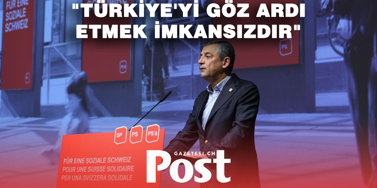 Özel İsviçre'de SP kongresinde enternasyonal dayanışma çağrısı yaptı