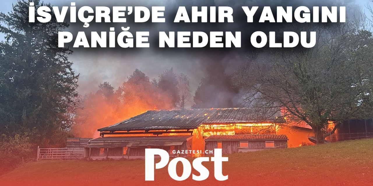 Wädenswil’de ahır yangını
