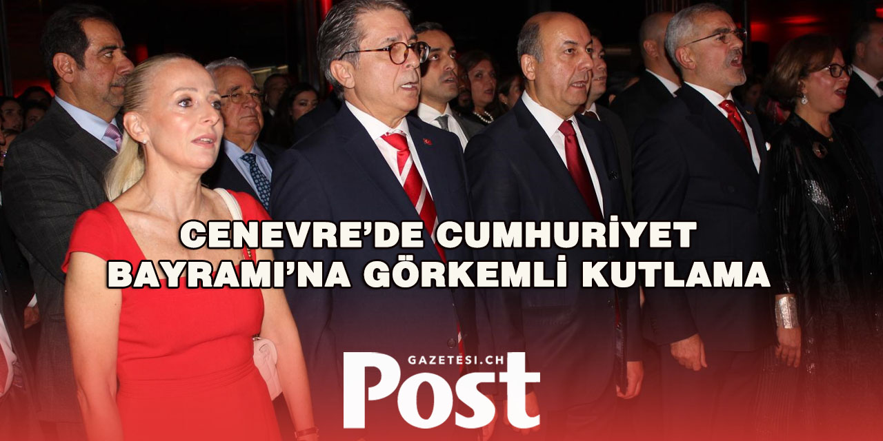 Cumhuriyetin 102. yılı Cenevre’de büyük coşkuyla kutlandı