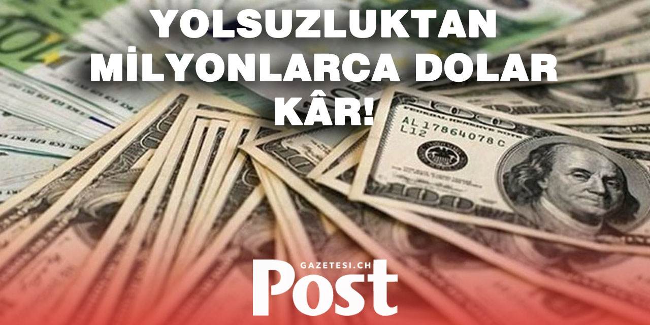 İSVİÇRE, YOLSUZLUKTAN YÜZ MİLYONLARCA DOLAR KAZANIYOR