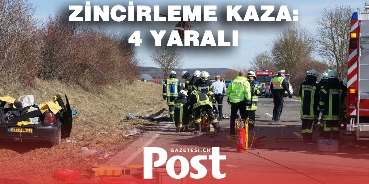 Basel’de Zincirleme Kaza: 4 Kişi Yaralandı
