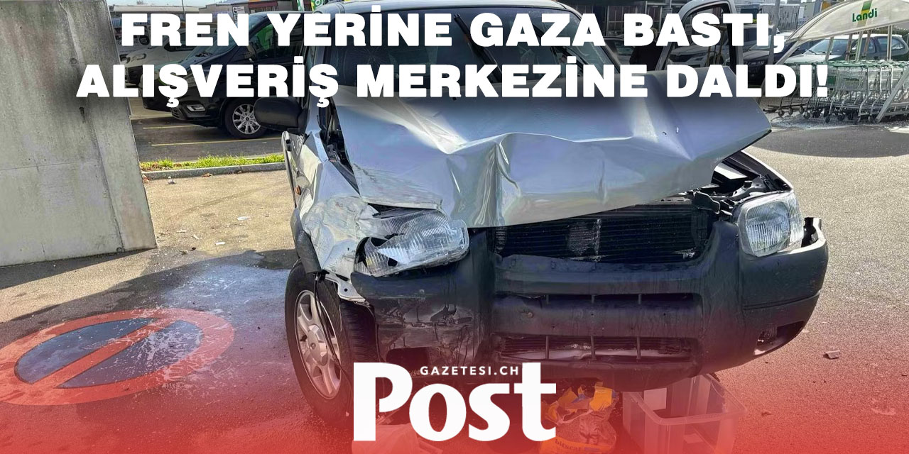 Aargau’da 94 Yaşındaki Sürücü Frenle Gazı Karıştırdı: Alışveriş Merkezine Çarptı