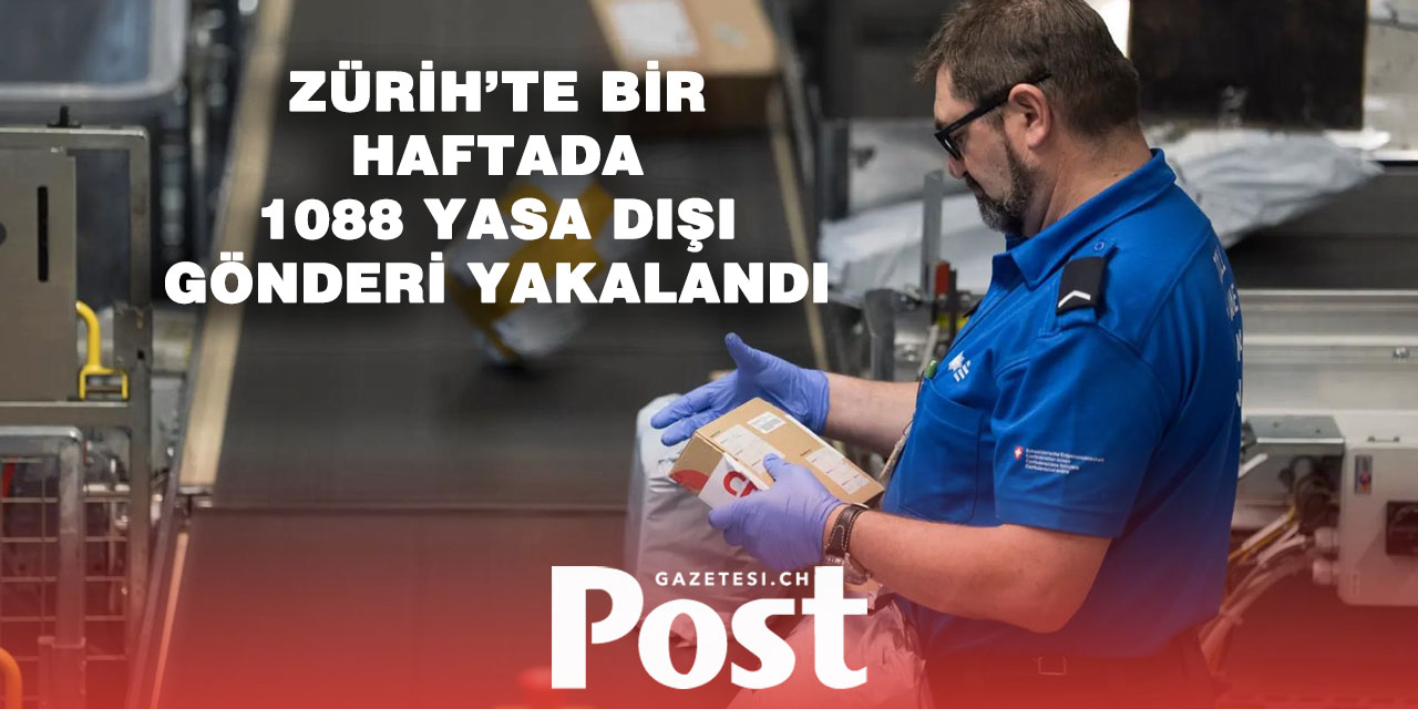 Zürih gümrüğünde skandal tablo: Yasa dışı ilaç ve silah yağmuru