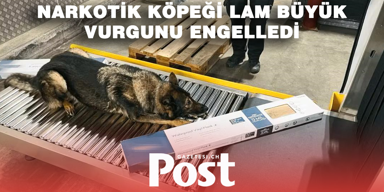 Zürih Havalimanı’nda 128 Kilo Esrar Ele Geçirildi