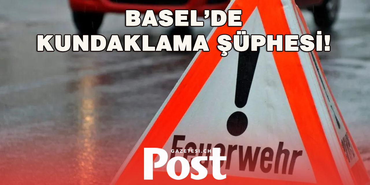 Basel’de arabalar ve bir ofis alev aldı