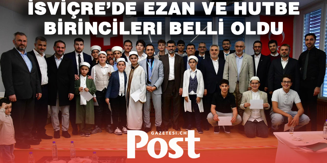 Heerbrugg’ta Ezan ve Hutbe Yarışması Yapıldı