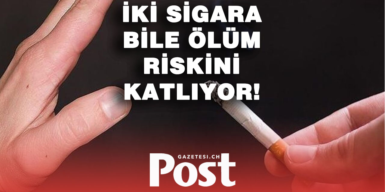 Günde İki Sigara Bile Kalp Krizi Riskini %50 Artırıyor