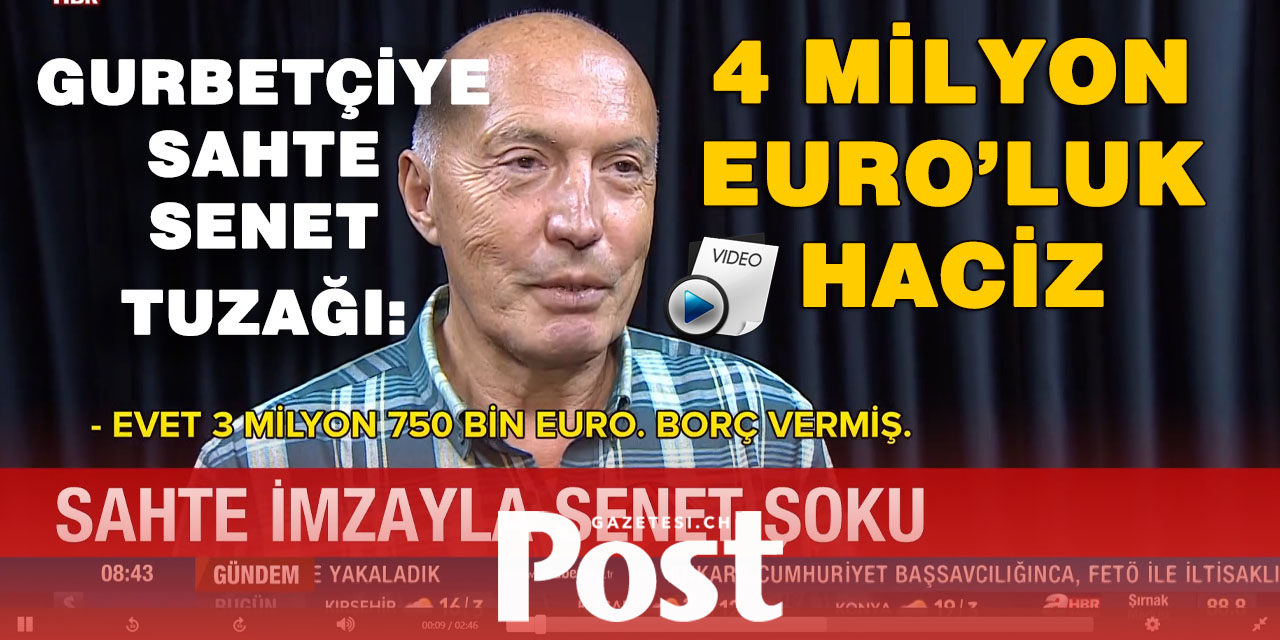 Sahte imza ile Gurbetçiyi dolandırdılar