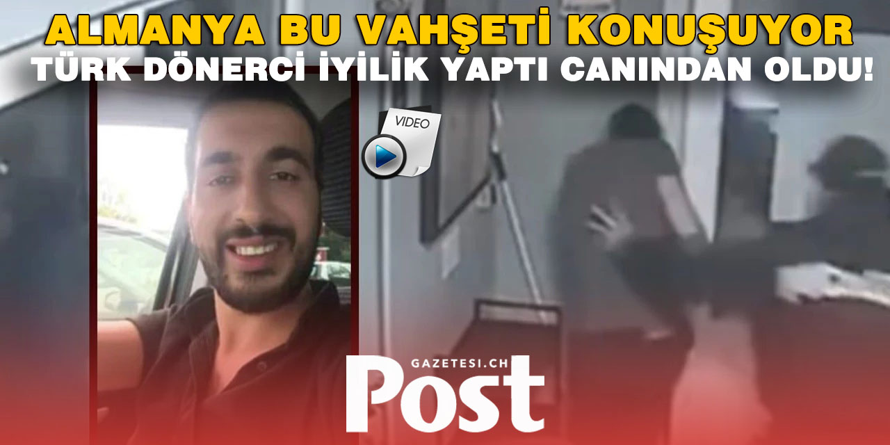 Türk dönerci iyilik yaptı canından oldu