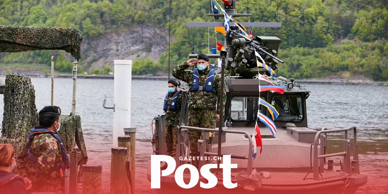 Cenevre Gölü’nde tatbikat sırasında iki ordu teknesi çarpıştı