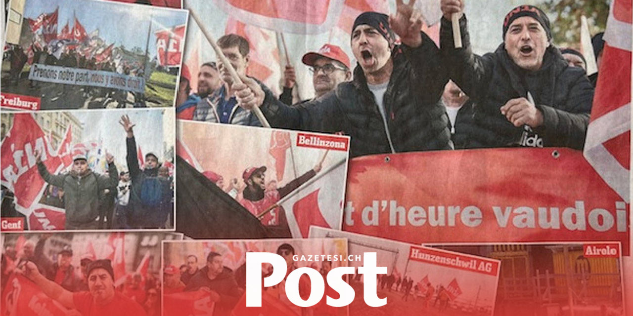 İsviçre inşaat işçileri isyanda, sınıf mücadelesi sertleşiyor!