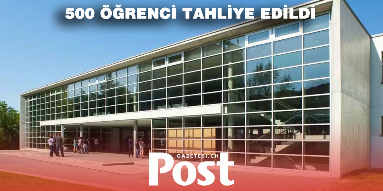 LOZAN’DA ORTAOKULDA YANGIN: 500 ÖĞRENCİ TAHLİYE EDİLDİ