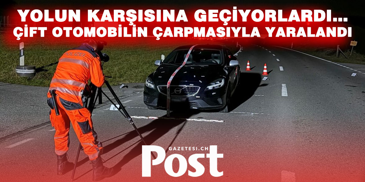 Embrach’ta otomobil yayalara çarptı: Yaşlı çift yaralandı