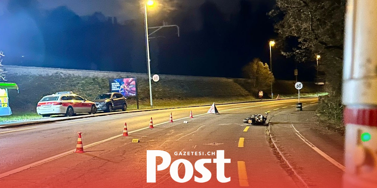 Stäfa’da Motosiklet Kazası: Sürücü Yaralandı