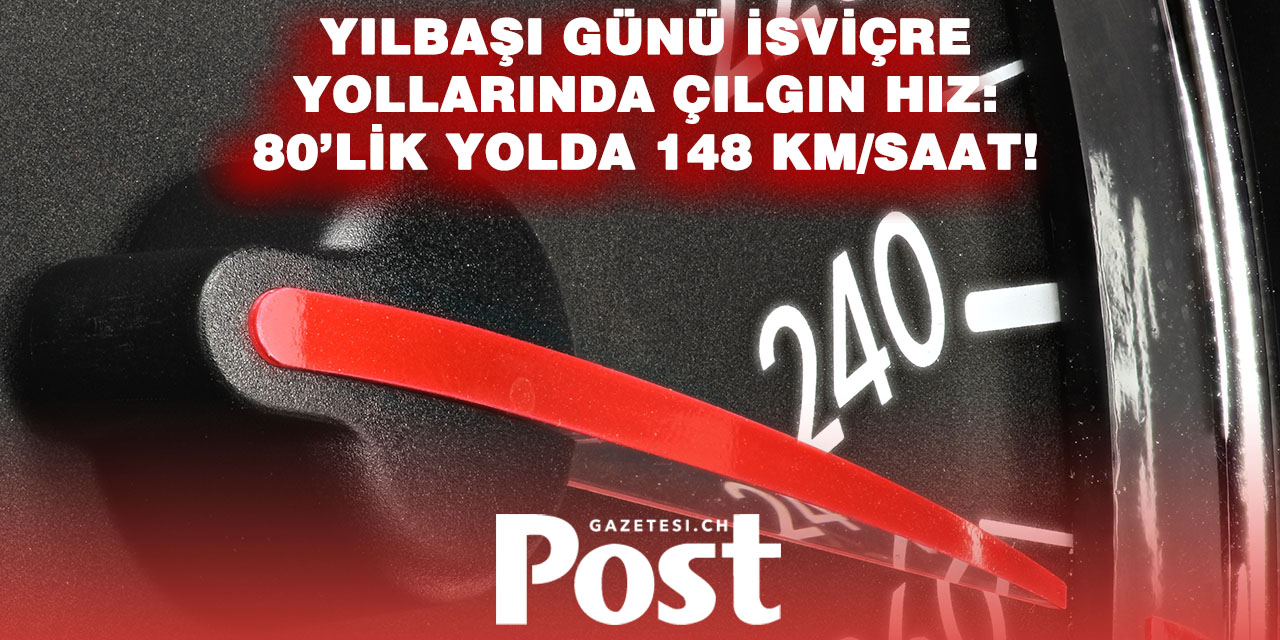 Fricktal’da hız terörü: 80’lik yolda 148 km/saatle yakalandı