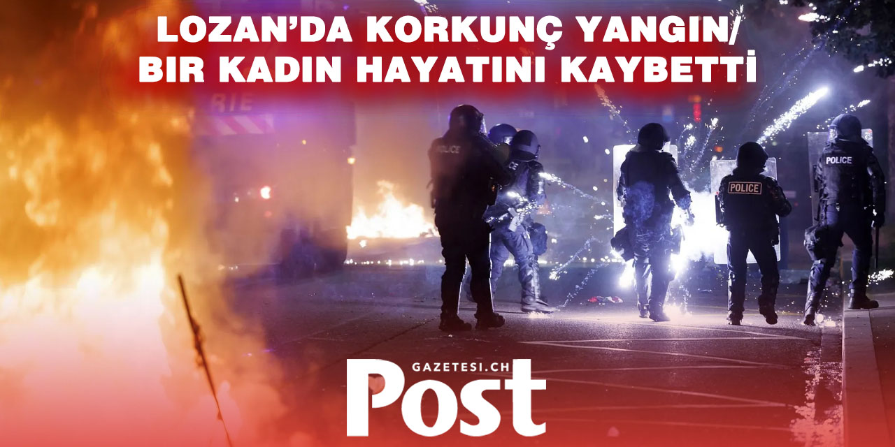 Lozan’da Ev Yangın