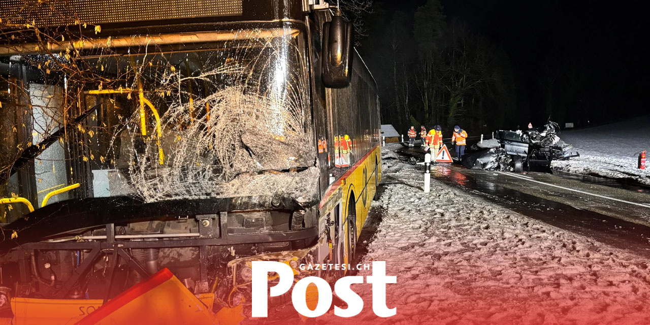 Thurgau’da Buzlu Yolda Feci Kaza