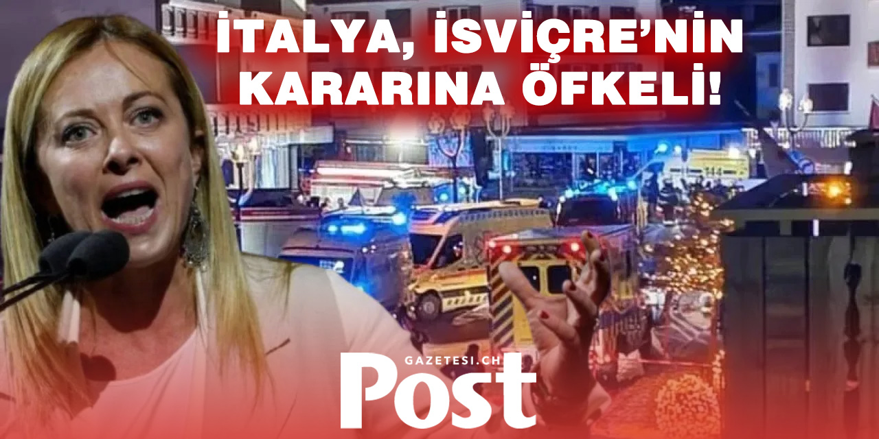 İtalya Başbakanı Meloni’den İsviçre’deki tahliye kararına tepki