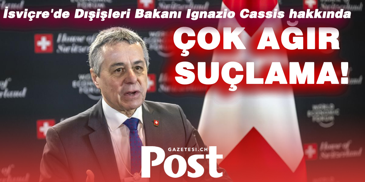 İsviçre Dışişleri Bakanı'na Soykırım Suçlaması