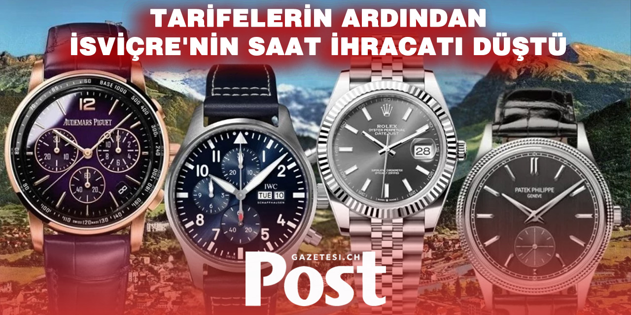 İsviçre saat ihracatı, ABD pazarındaki düşüşle Ocak ayında %3,6 azaldı