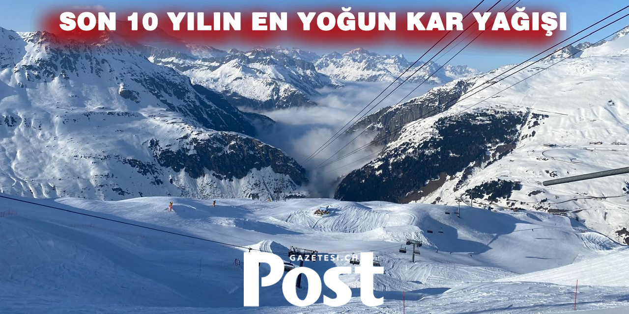 İsviçre Kara Gömüldü: Bazı Bölgelerde Kar Kalınlığı 3 Metreyi Aştı!