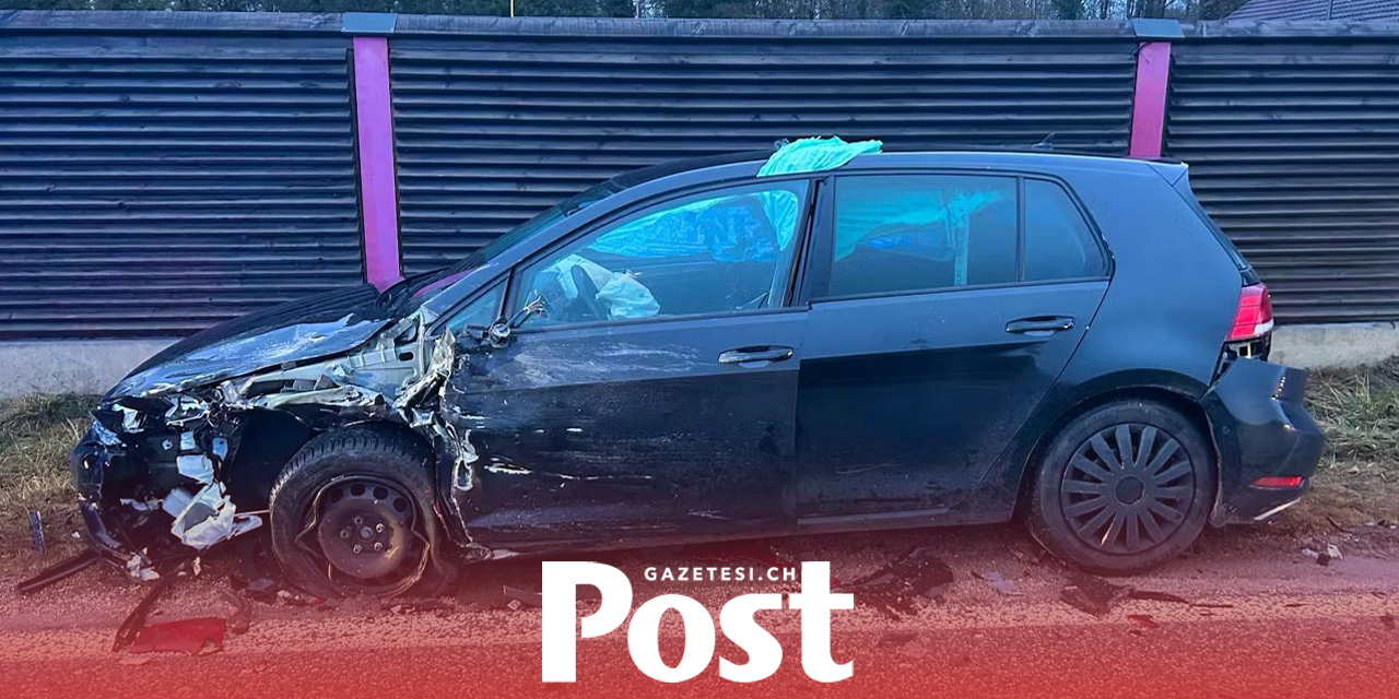 Direksiyon Başında Uyudu, Karşı Şeride Geçti: Rheinfelden’de İki Yaralı