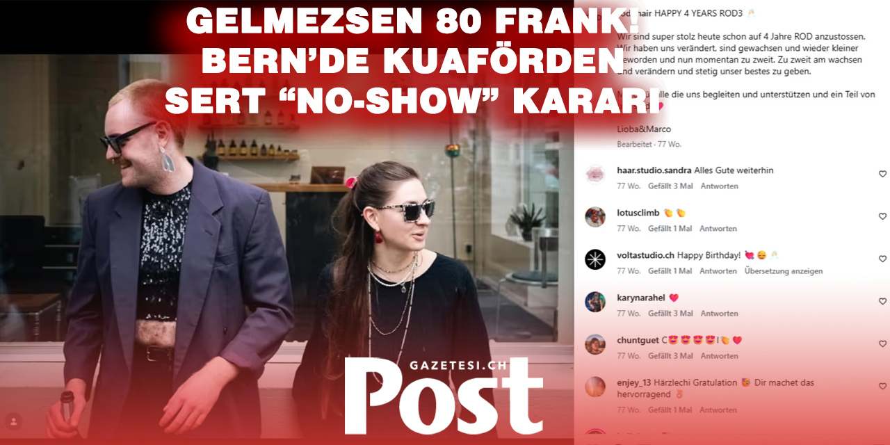 Randevuya Gelmeyene 80 Frank Ceza! Bern’deki Kuaför Kararı Tartışma Oluşturdu