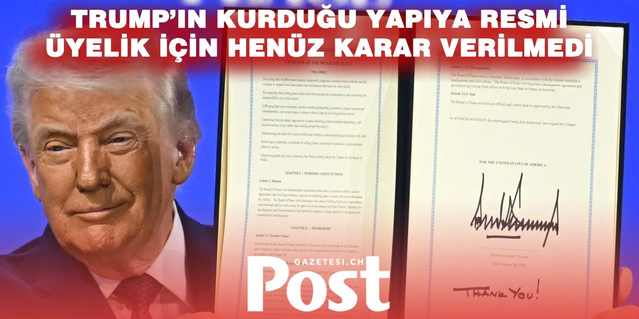 İsviçre, Washington’daki Barış Konseyi’ne Gözlemci Olarak Katılıyor