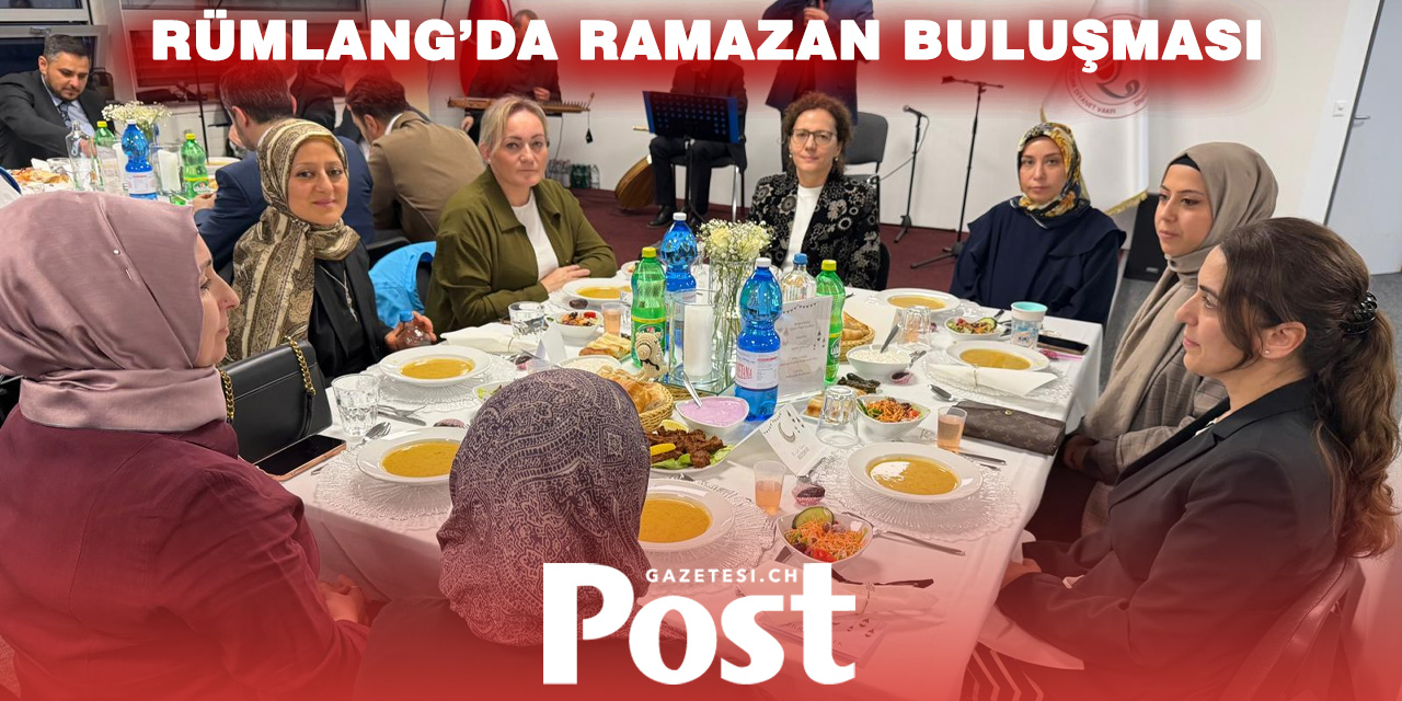 İsviçre Türk Diyanet Vakfı’nın İftarına Yoğun Katılım