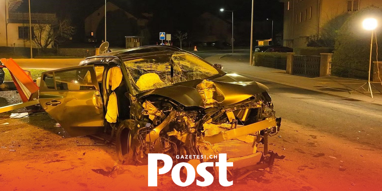 Fribourg’da gece kazası: Attalens’te üç kişi yaralandı