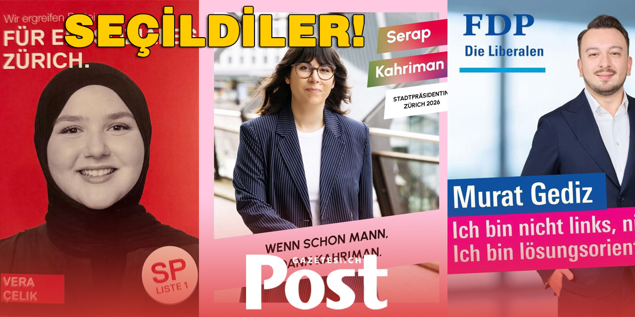 Zürih Belediye Meclisine üç Türk kökenli üye seçildi