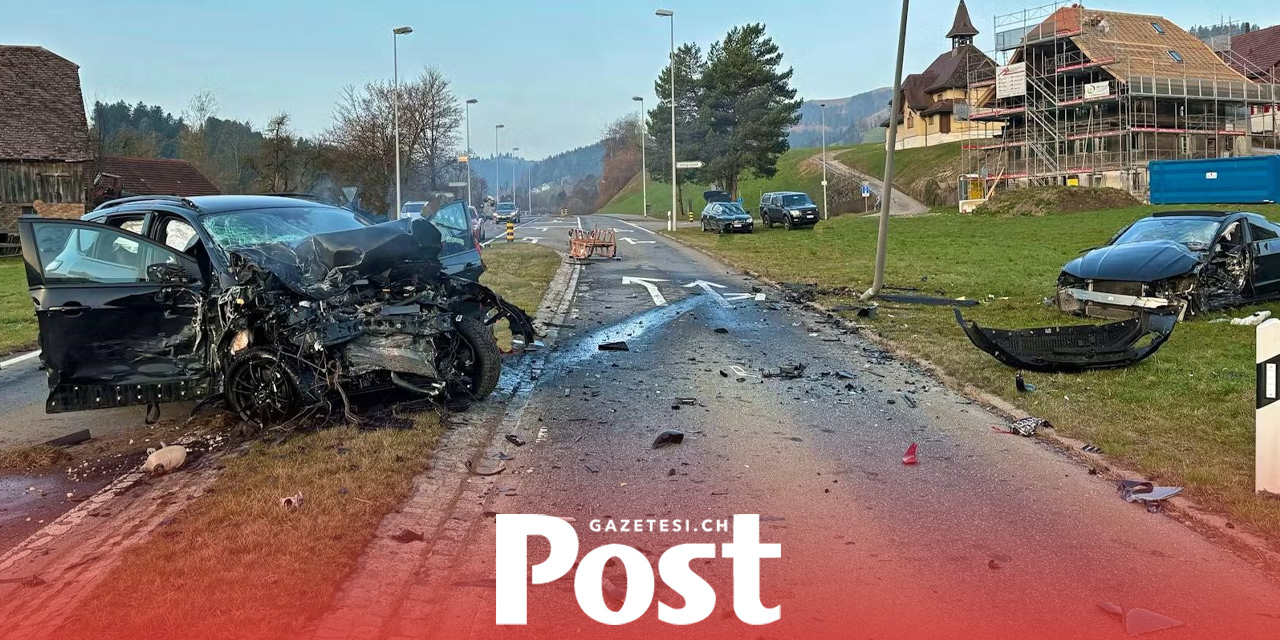 Lucerne’de feci kaza: Escholzmatt’ta 1 ölü, 4 ağır yaralı