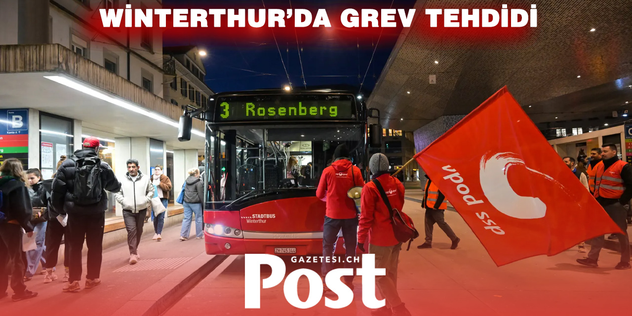 Winterthur’da otobüs şoförlerinden grev tehdidi: Belediye yönetimine ültimatom