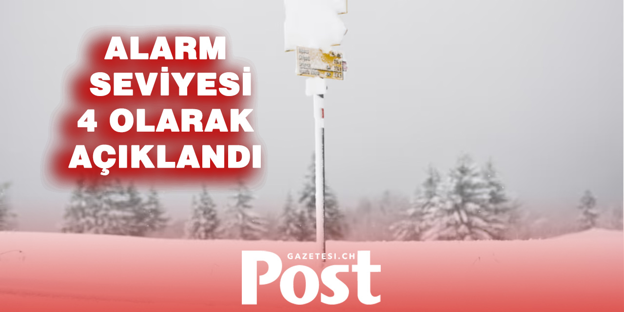 Kar yağışları nedeniyle Federal hükümet ikinci en yüksek tehlike seviyesini duyurdu