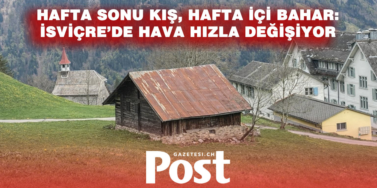 İsviçre’de bahar geri dönüyor