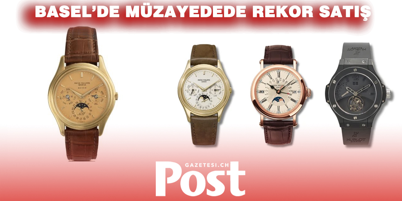 Basel’de Patek Philippe Saat Rekor Fiyata Satıldı