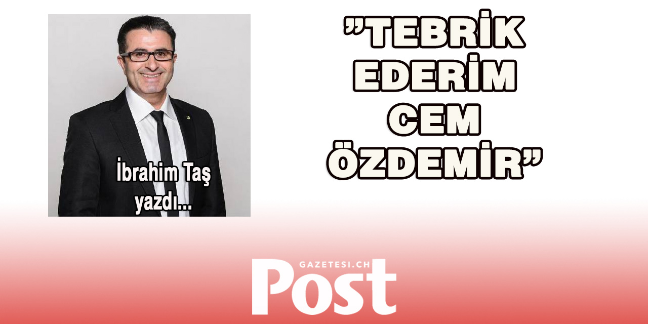 Tebrik Ederim Cem Özdemir