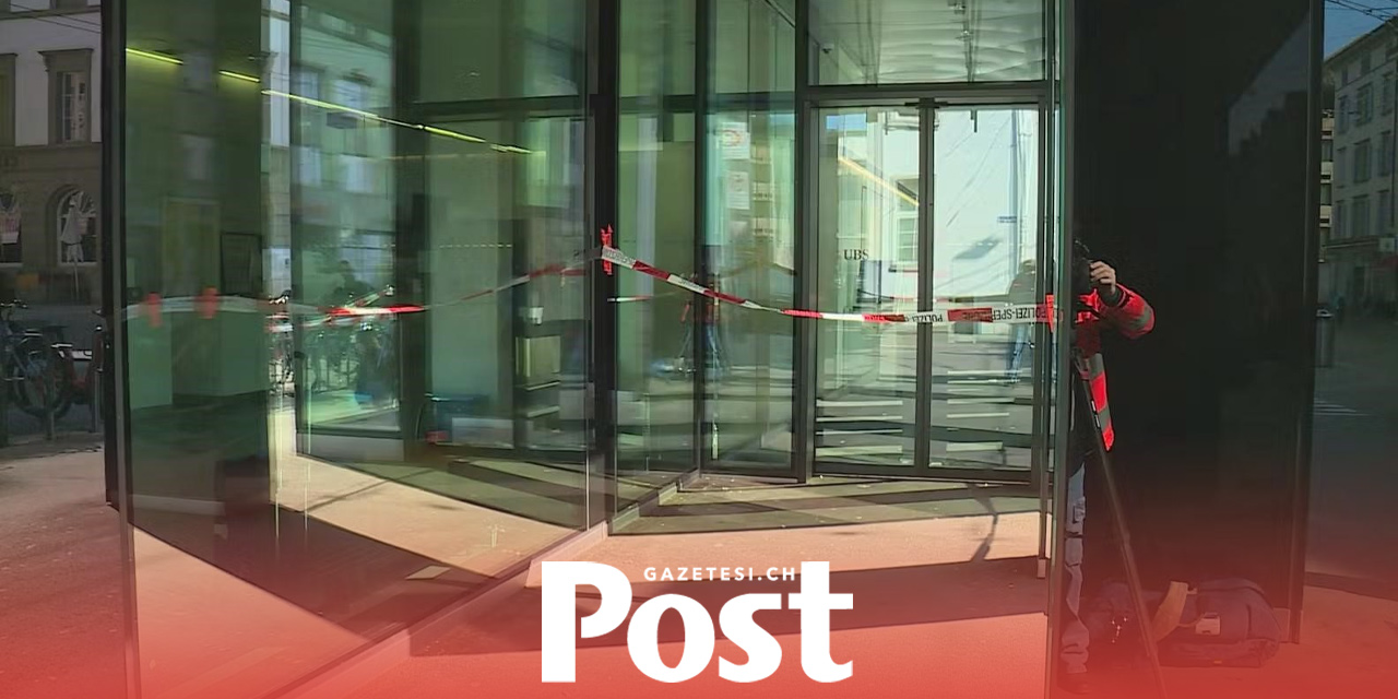 Winterthur’da banka alarmı: UBS şubesine hırsızlık girişimi