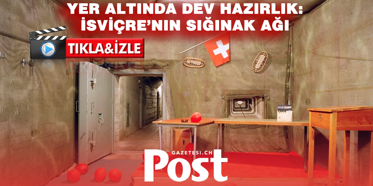 İsviçre'nin sırrı: Yer altında 370.000 sığınak!