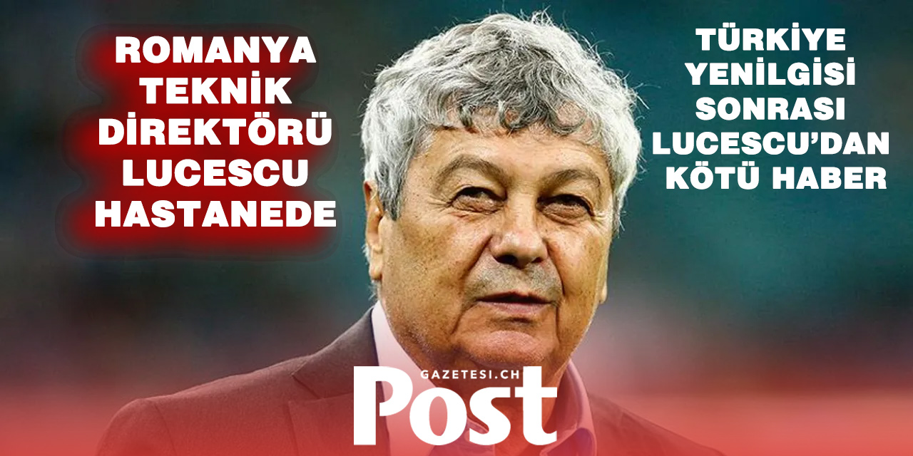 Romanya’da şok: Teknik direktör Mircea Lucescu takım toplantısı sırasında fenalaştı